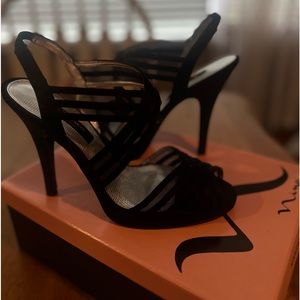 Nina Stilettos- Black - Size 8 1/2